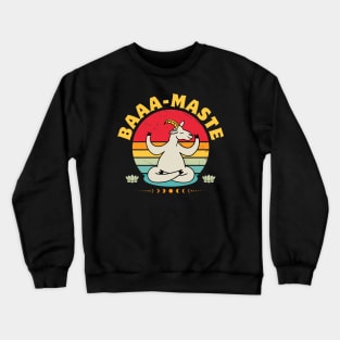 Baaa-maste Goat Yoga Crewneck Sweatshirt